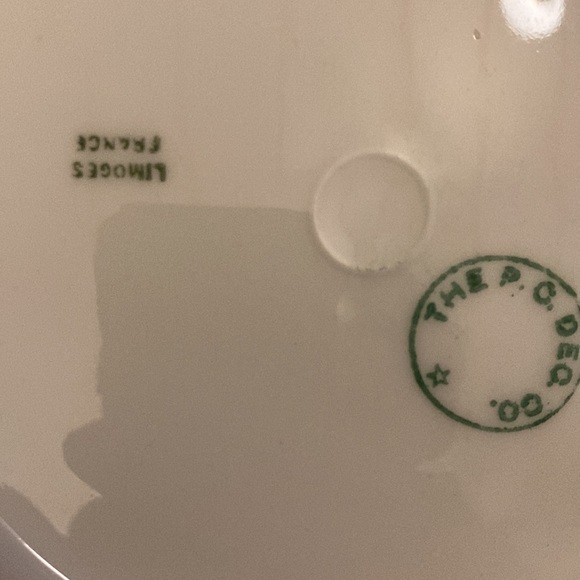 Seminole Tribe No. 30 Commemorative Plate by Limoges France, The P. O. Deq. Co. - Picture 3 of 5